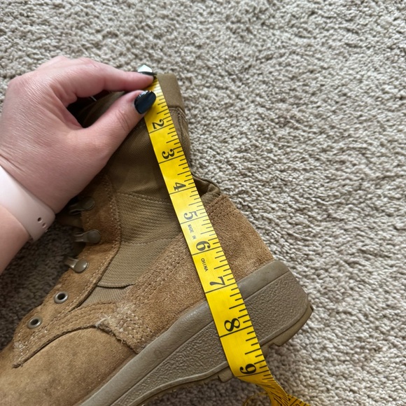 Belleville Lace Up Combat Boots Men’s Size 4.5 WIDE Coyote Brown Tan Military main image 10